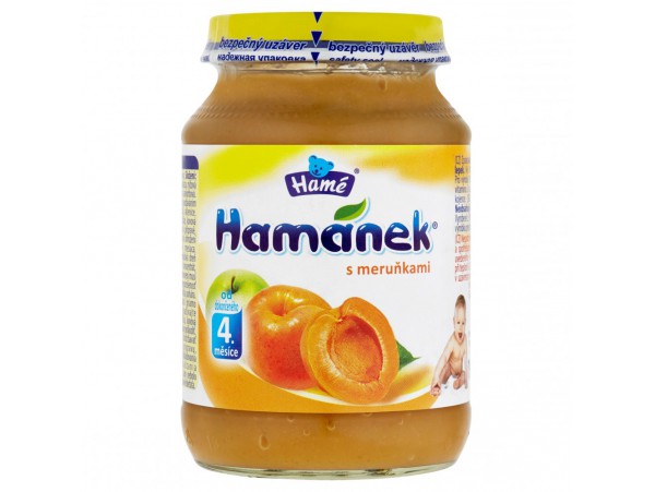 Hamánek пюре с абрикосами 190 г